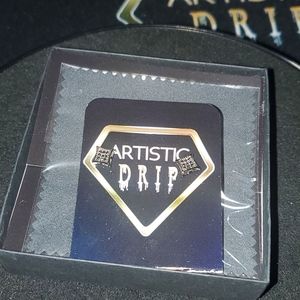 Black diamond stainless steel stud earrings